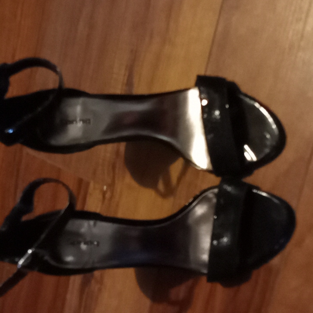 Spring high heel strap shoes. Size 7